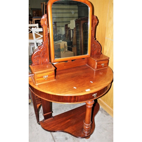 3271 - Victorian Mahogany Duchess Dressing Table