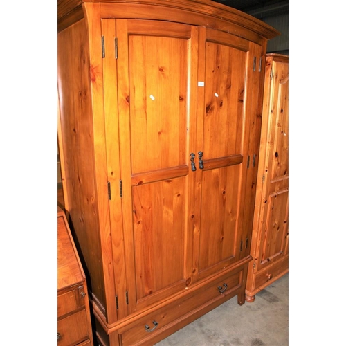 3316 - Pine 2 Door Wardrobe