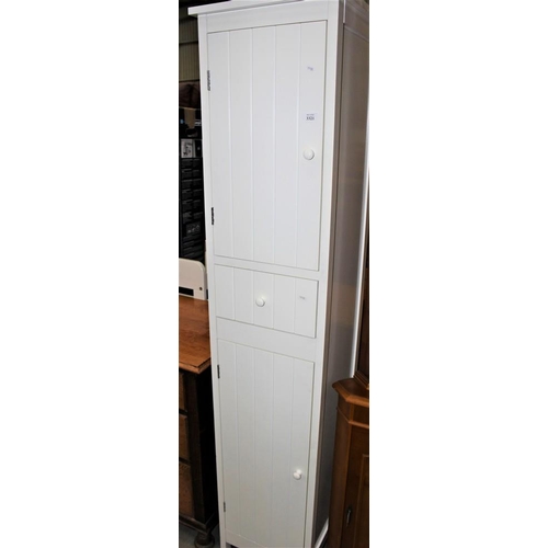 3321 - White Painted Bathroom cabinet