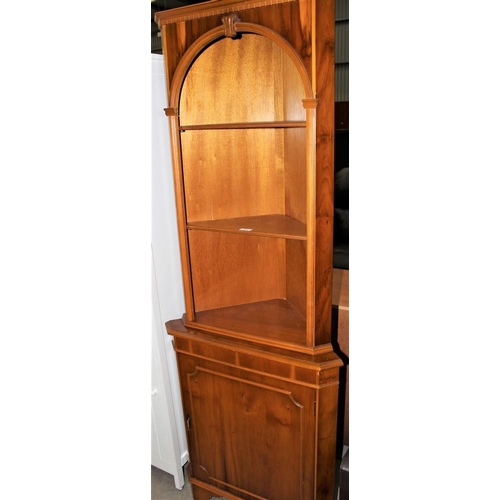 3322 - Yew Corner Cabinet