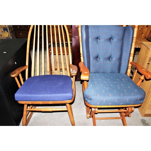 3344 - 2 Modern Rocking Chairs