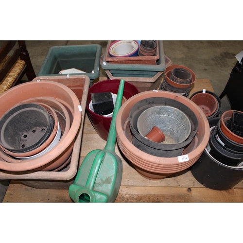 3354 - Large Quantity of Assorted Plant Pots