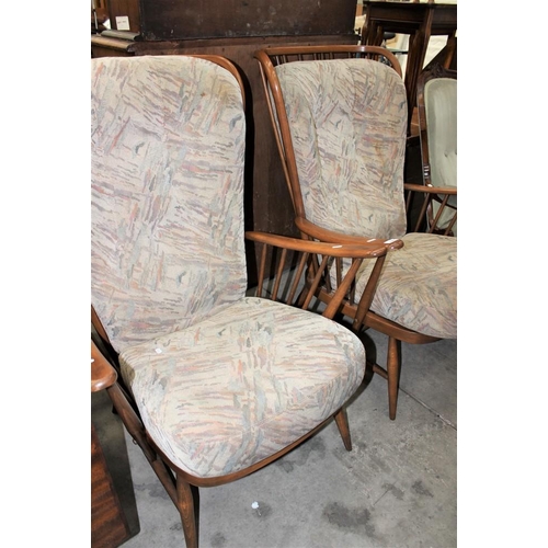 3406 - Pair Ercol Armchairs