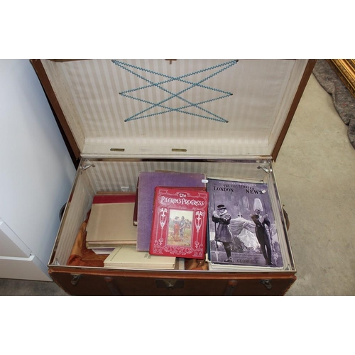 3409 - Assorted Books & Trunk