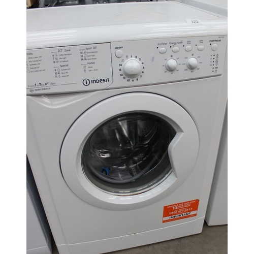 3418 - Indesit Washing Machine