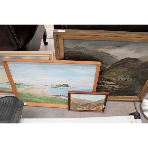 3426 - Assorted Oil Paintings