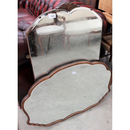 3435 - 2 Bevelled Wall Mirrors