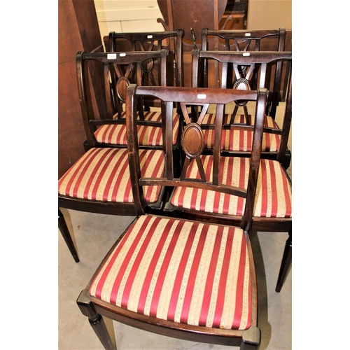 3458 - 5 Mahogany Dining Chairs