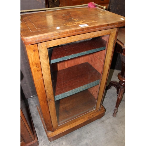 3483 - Victorian Inlaid Music Cabinet