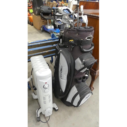 3495 - Set Of Callaway Golf Clubs & Electric Heater