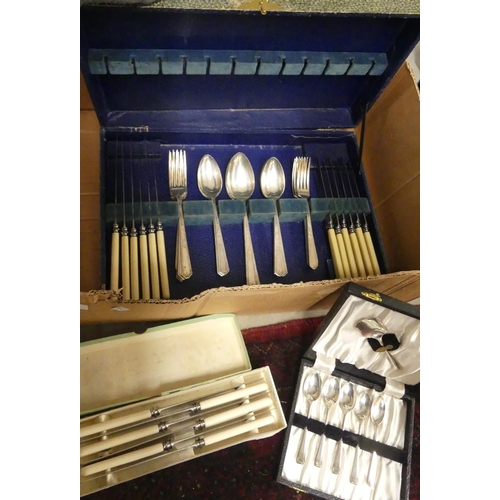 1265 - Box - Assorted Flatware.