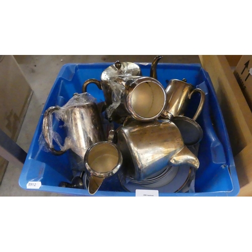 1278 - Box - Part Teaset, EP Hotel Wares etc.