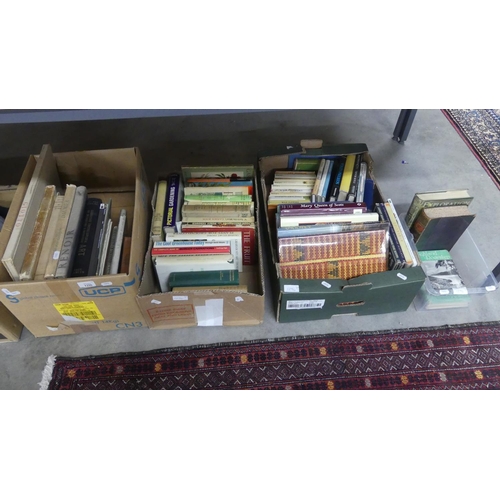 1296 - Four Boxes of Assorted Books.