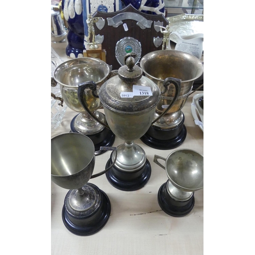 1318 - Collection of Crieff Gun Club Trophies.