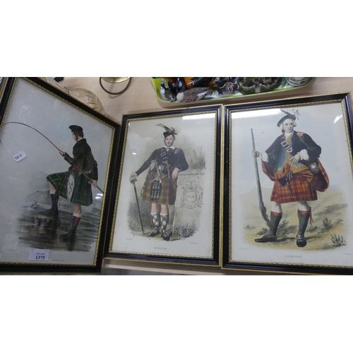 1375 - Three Framed McIan Highland Prints.