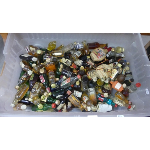 1400 - Large Box - Alcohol / Spirit Miniatures - Whisky Sherry etc.