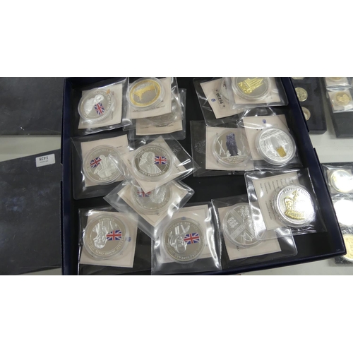 1430 - Tray Lot - Assorted Commemorative Coins.