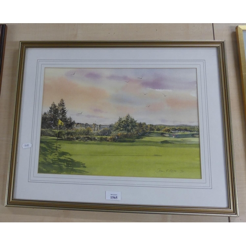 1565 - Framed Watercolour - 