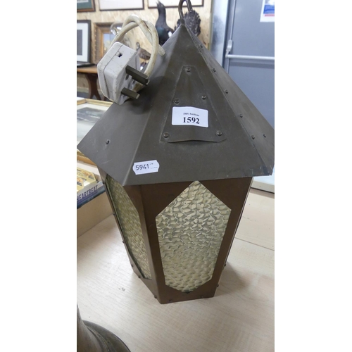 1592 - Copper Hall Lantern.