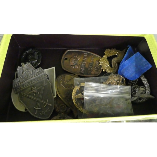 1259 - Collection of German Military Badges, WWII & Others.