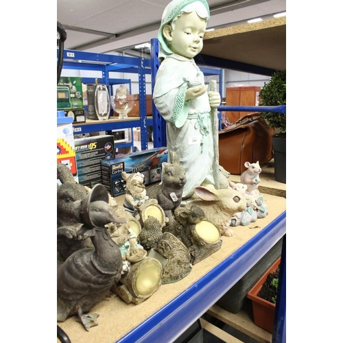 104 - Assorted Garden Ornaments