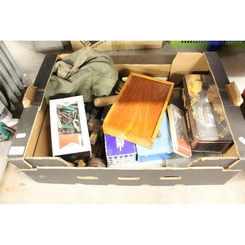 125 - Box of Assorted Tools