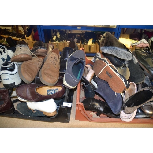 254 - 2 x Boxes of Assorted Men's and Ladies Shoes