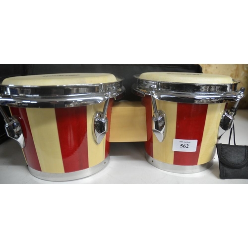 562 - Set Of Bongo Drums