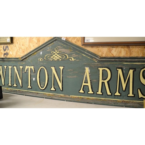 588 - Painted Sign - Winton Arms.