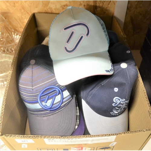 617 - Assorted Mens Golf Caps (Turnberry, Auchterarder, St Andrews)