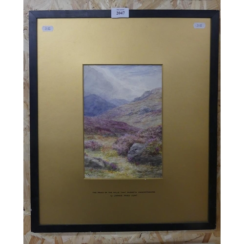 2047 - Framed Watercolour Entitled 