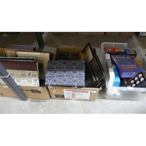 2139 - Three Boxes - Prints, Mirrors, Kitchenware etc.