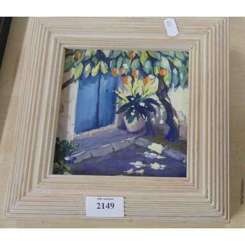 2149 - Small Framed Watercolour Entitled 