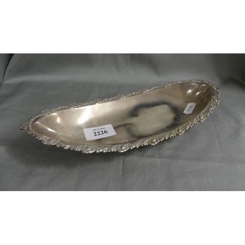 2226 - Sterling Silver Boat Shaped Dish.