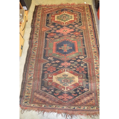 2532 - Eastern Fringed & Bordered Wool Rug - approx 182 x 110cm.