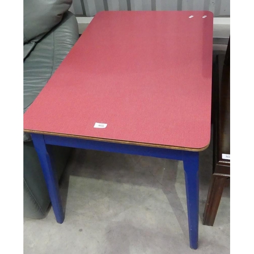 3018 - Painted Formica Top Table