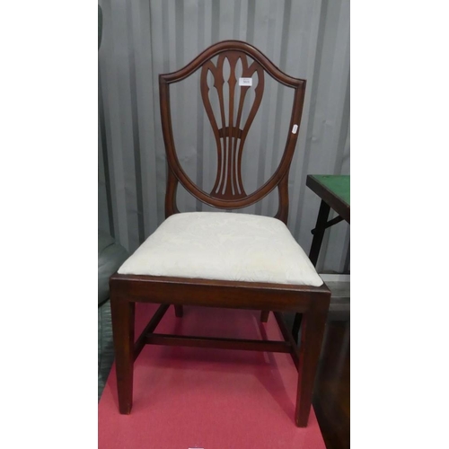 3019 - Mahogany Shield Back Dining Chair