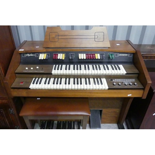 3026 - Howard Skyline Organ & Stool.