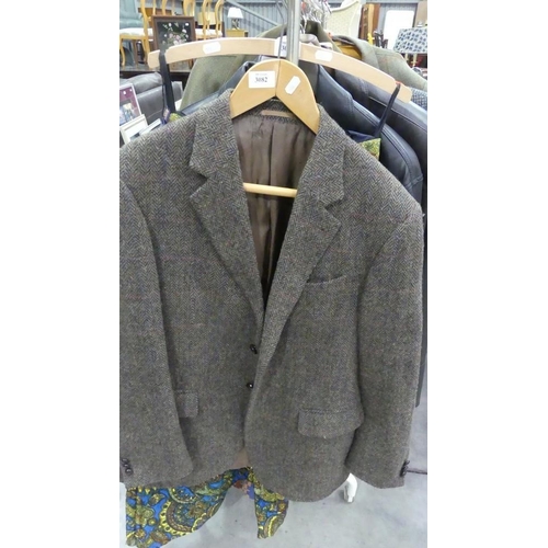 3082 - Mens Harris Tweed Jacket Size 38R