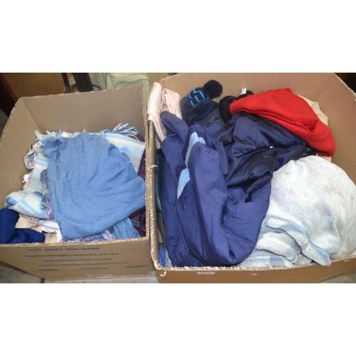 3150 - 2 Boxes - Assorted Mens Polo Shirts, Jumpers.