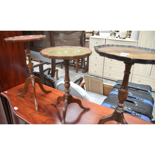 3171 - 3 x Wooden Wine Tables