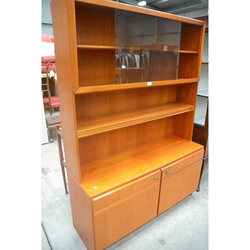 3237 - Teak Bookcase on Base