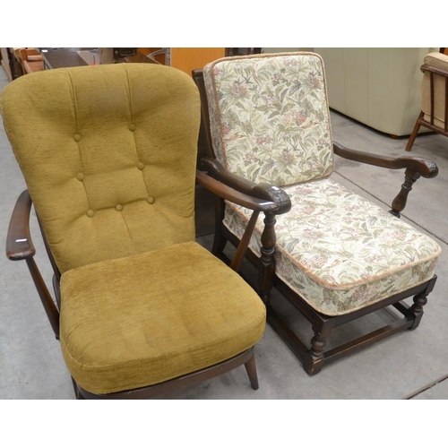 3252 - 2 Ercol Armchairs