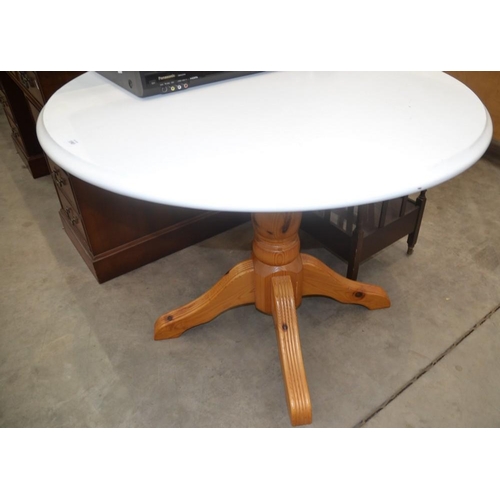 3303 - Painted Pine Circular Dining Table