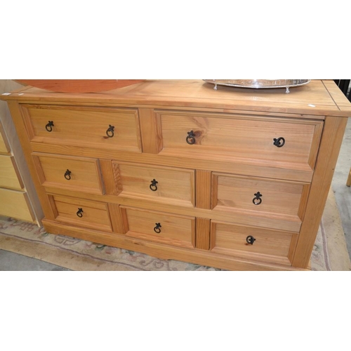 3463 - 8 Drawer Mexican Pine Chest