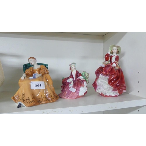 1095 - Three Royal Doulton Porcelain Figures - 