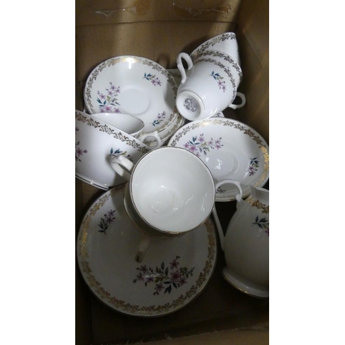 1163 - Royal Grafton Floral Pattern Tea Set.