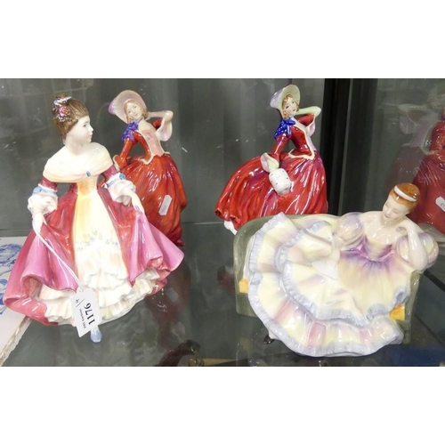 1176 - Four Royal Doulton Porcelain Figures 