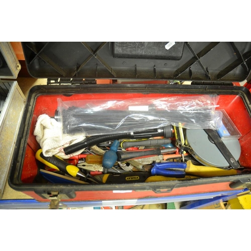 109 - Stanley Tool Box & Assorted Tools