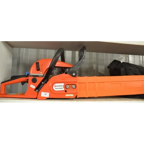 29 - Parker Petrol Chainsaw